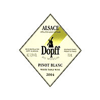 Dopff au Moulin Pinot Blanc d’Alsace 2004