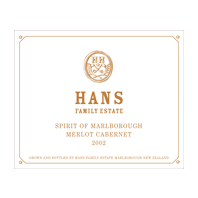 Hans “Spirit of Marlborough” Merlot Cabernet 2002