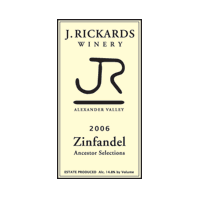 J. Rickards Ancestor Selections Vineyard Alexander Valley Zinfandel 2006